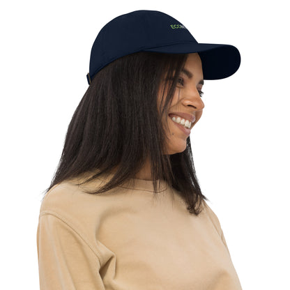 Organic dad hat Econtality Wordmark Logo Eco-friendly