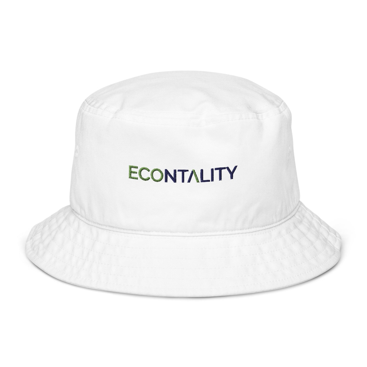 Econtality Wordmark Logo Organic Bucket Hat