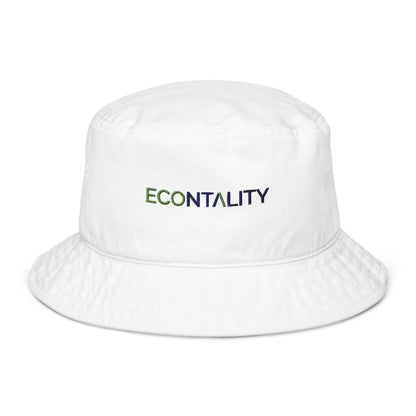 Econtality Wordmark Logo Organic Bucket Hat