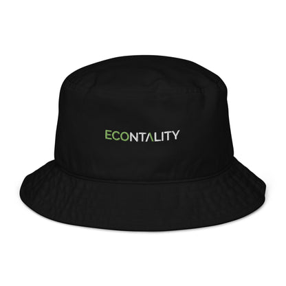 Econtality Wordmark Logo Organic Bucket Hat