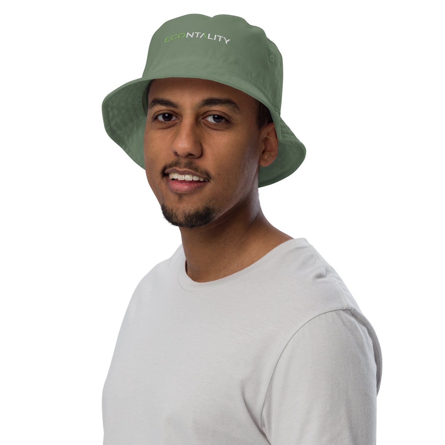 Econtality Wordmark Logo Organic Bucket Hat