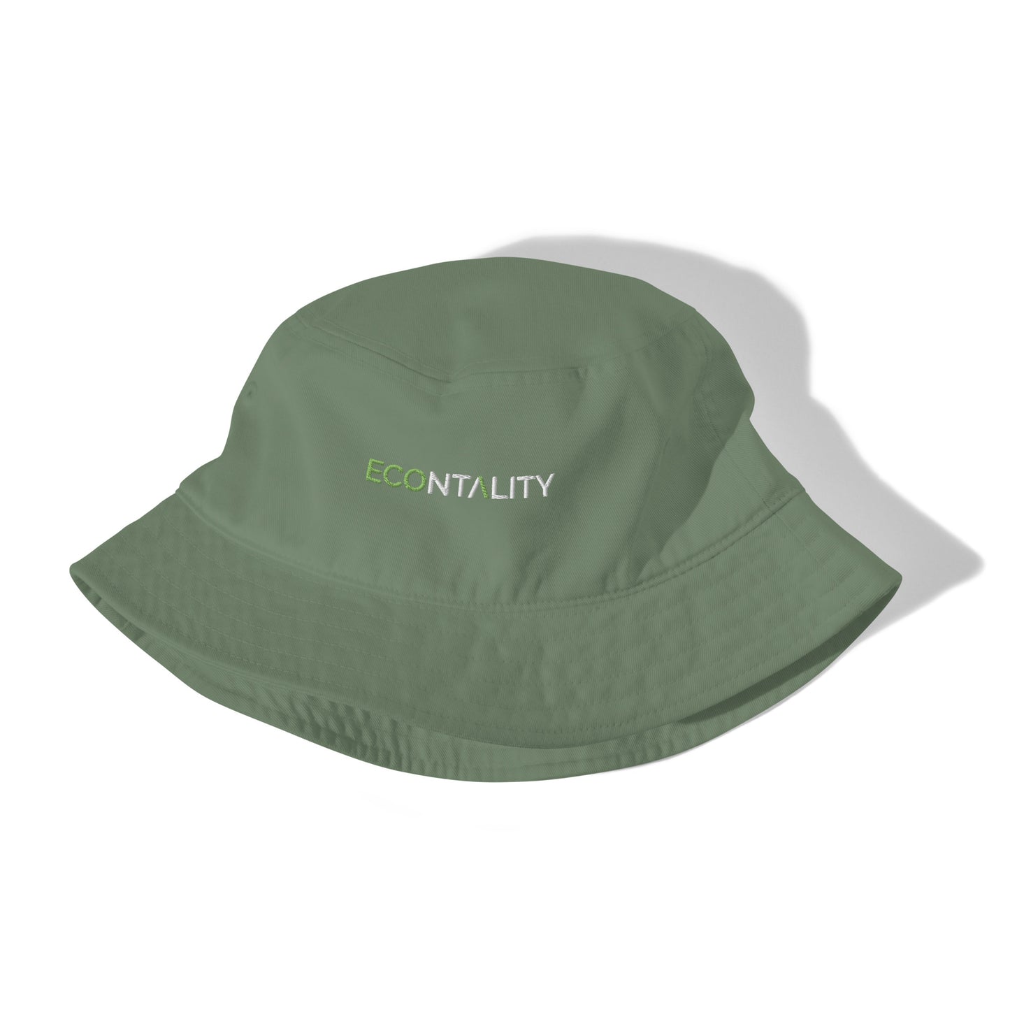 Econtality Wordmark Logo Organic Bucket Hat