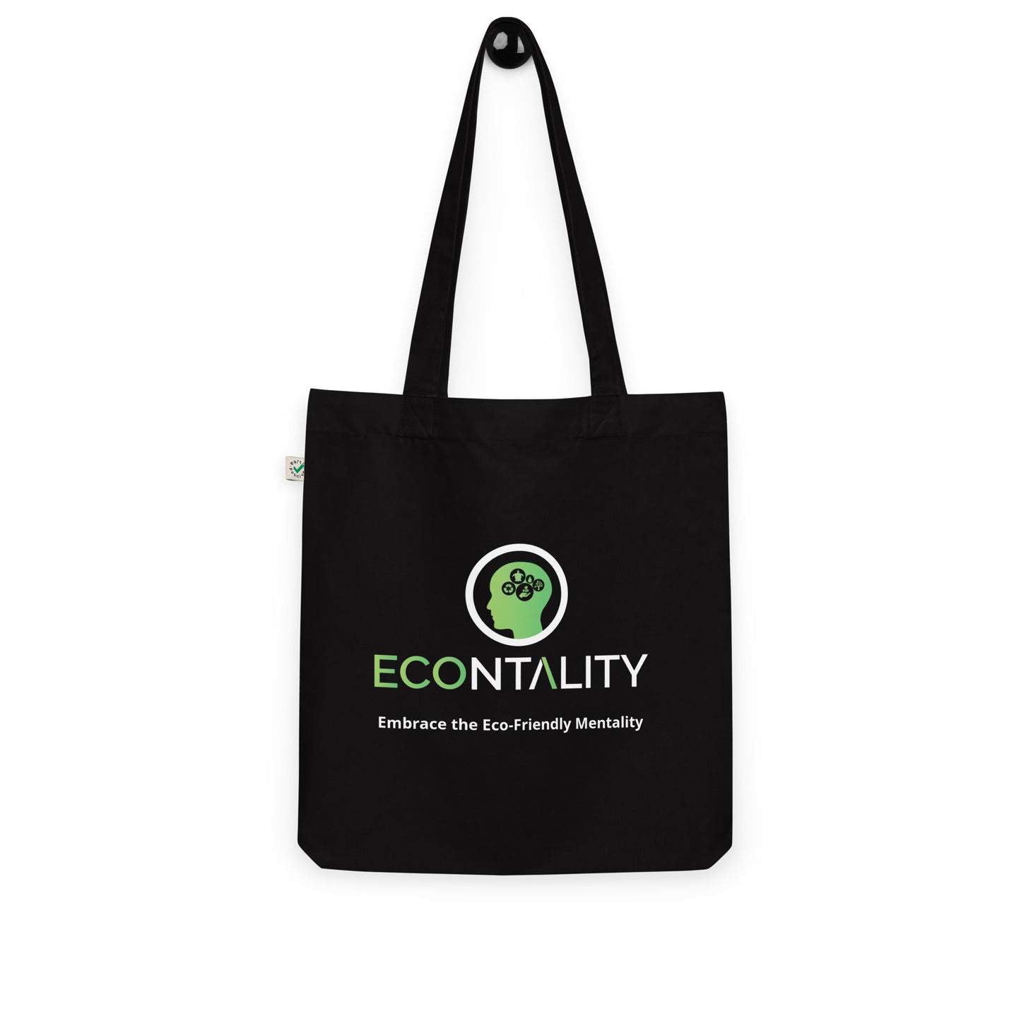 Eco-Friendly Organic Unisex Tote Bag: Eco - Logo Stylish Sustainability for Every Day