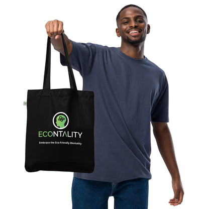 Eco-Friendly Organic Unisex Tote Bag: Eco - Logo Stylish Sustainability for Every Day