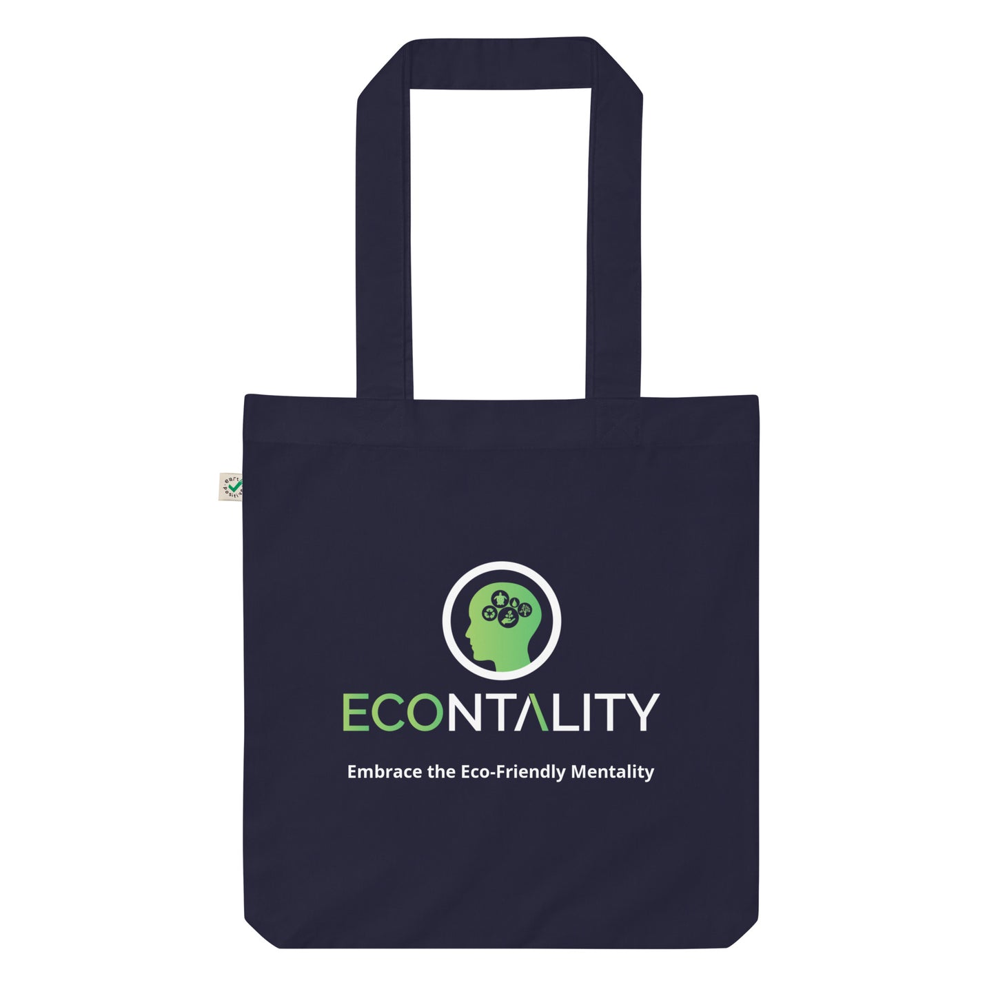 Eco-Friendly Organic Unisex Tote Bag: Eco - Logo Stylish Sustainability for Every Day