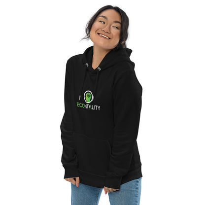 Unisex Essential Eco Hoodie | Eco - Logo Sustainable Comfort and Style