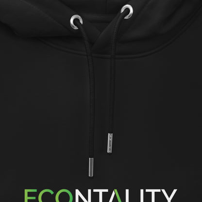 Unisex essential eco hoodie Econtality Wordmark Logo