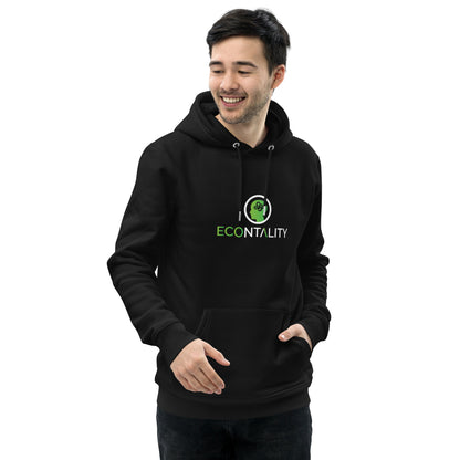 Unisex Essential Eco Hoodie | Eco - Logo Sustainable Comfort and Style