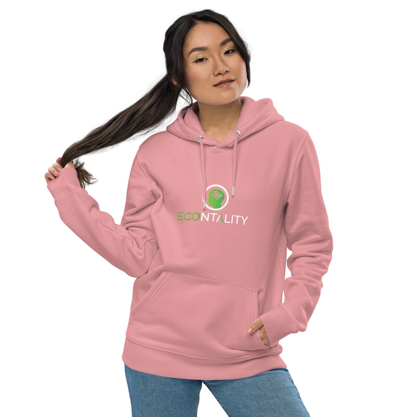 Unisex Essential Eco Hoodie | Eco - Logo Sustainable Comfort and Style