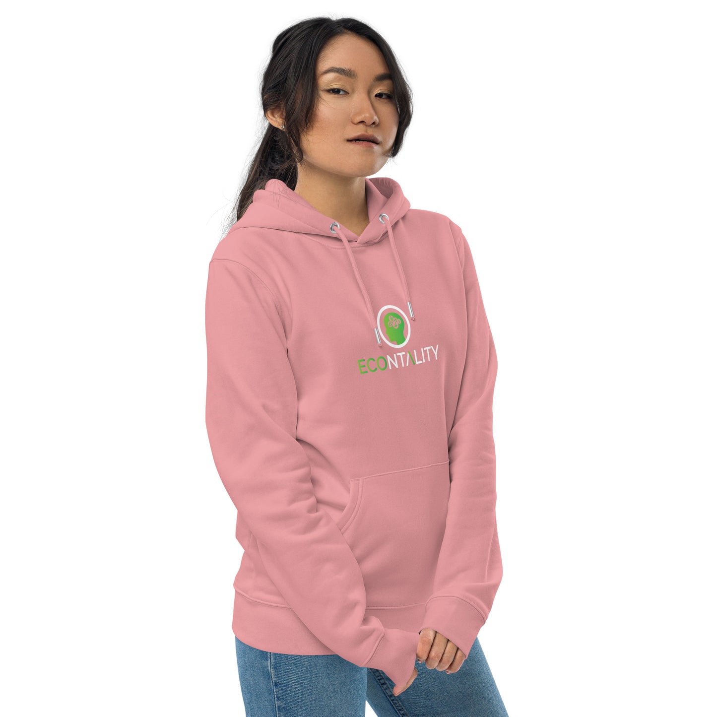 Unisex Essential Eco Hoodie | Eco - Logo Sustainable Comfort and Style