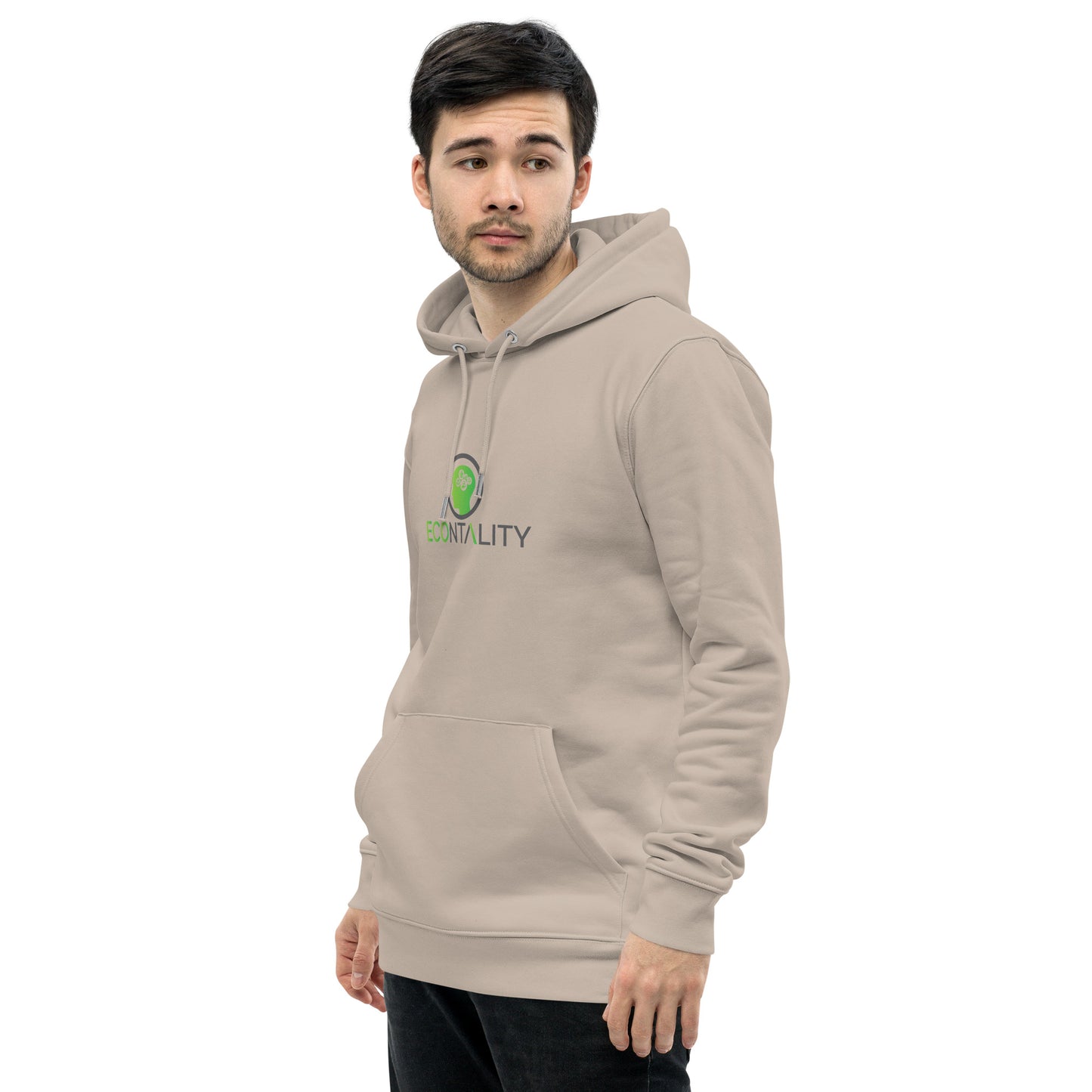 Unisex Essential Eco Hoodie | Eco - Logo Sustainable Comfort and Style