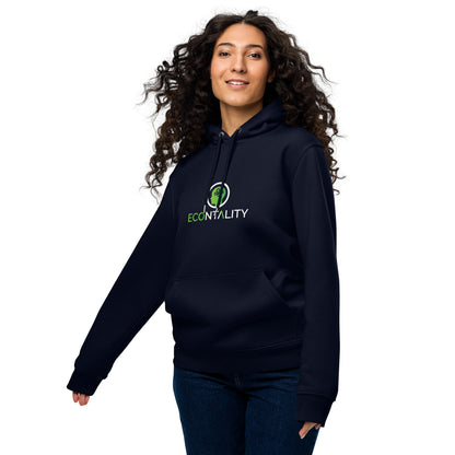 Unisex Essential Eco Hoodie | Eco - Logo Sustainable Comfort and Style