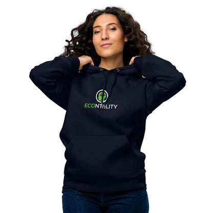 Unisex Essential Eco Hoodie | Eco - Logo Sustainable Comfort and Style