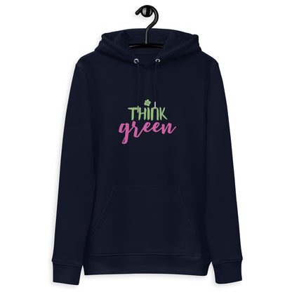 Think Green | Unisex essential Eco Hoodie | Sustainable Comfort and Style