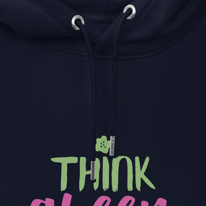 Think Green | Unisex essential Eco Hoodie | Sustainable Comfort and Style