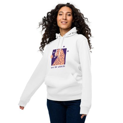 Save the Wildlife | Unisex essential Eco Hoodie | Sustainable Comfort and Style