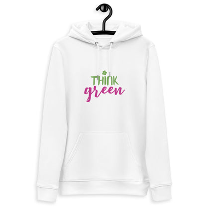 Think Green | Unisex essential Eco Hoodie | Sustainable Comfort and Style