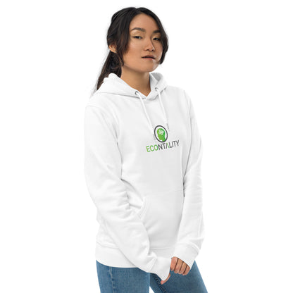 Unisex Essential Eco Hoodie | Eco - Logo Sustainable Comfort and Style