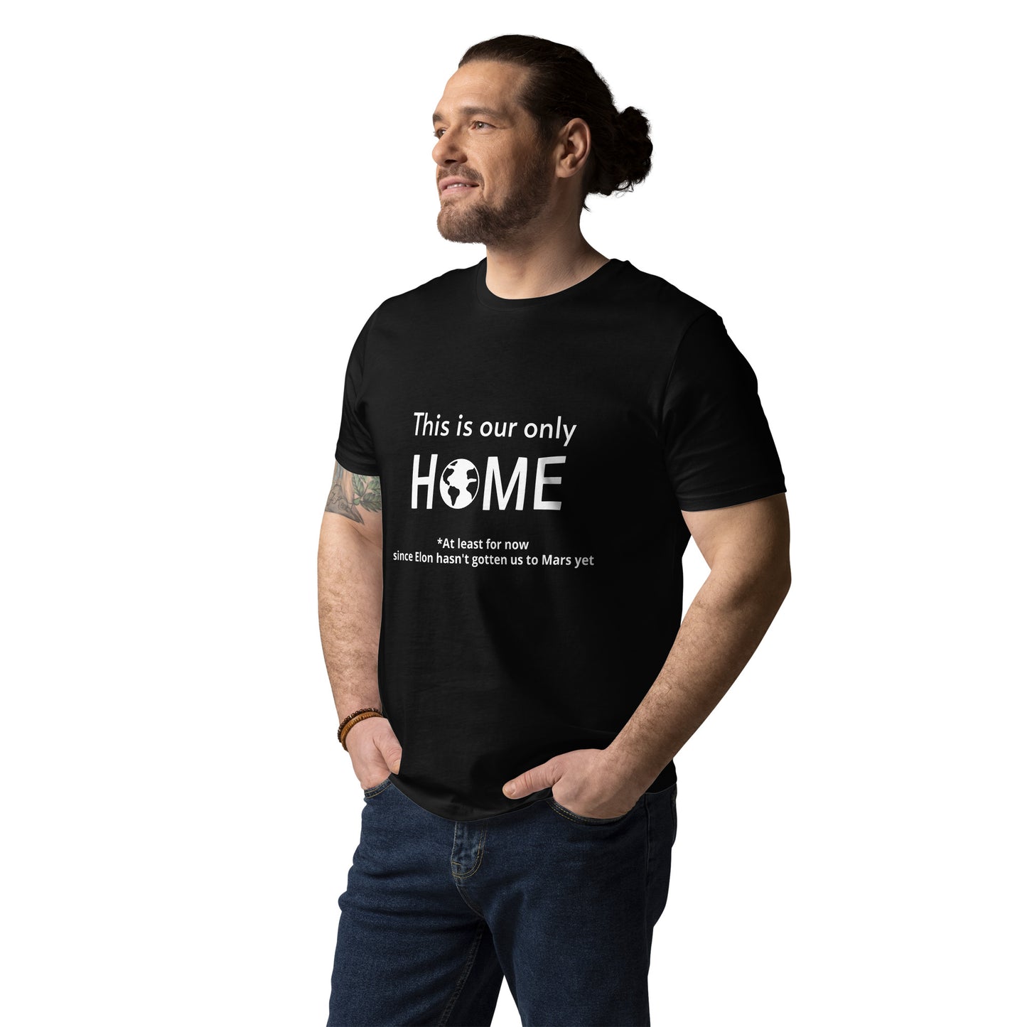 This Is Our Only Home Unisex organic cotton t-shirt