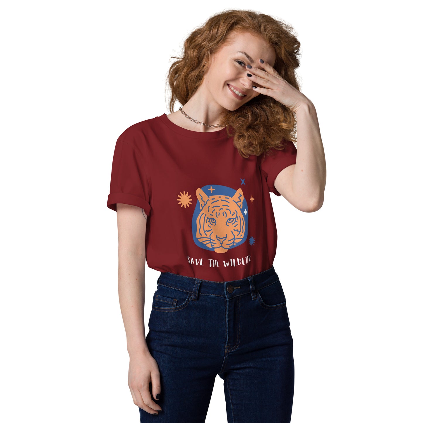 Save the wildlife Unisex organic cotton t-shirt