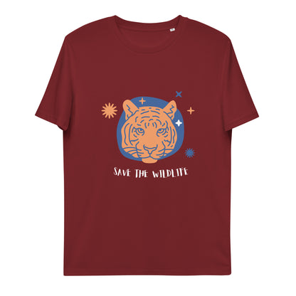 Save the wildlife Unisex organic cotton t-shirt