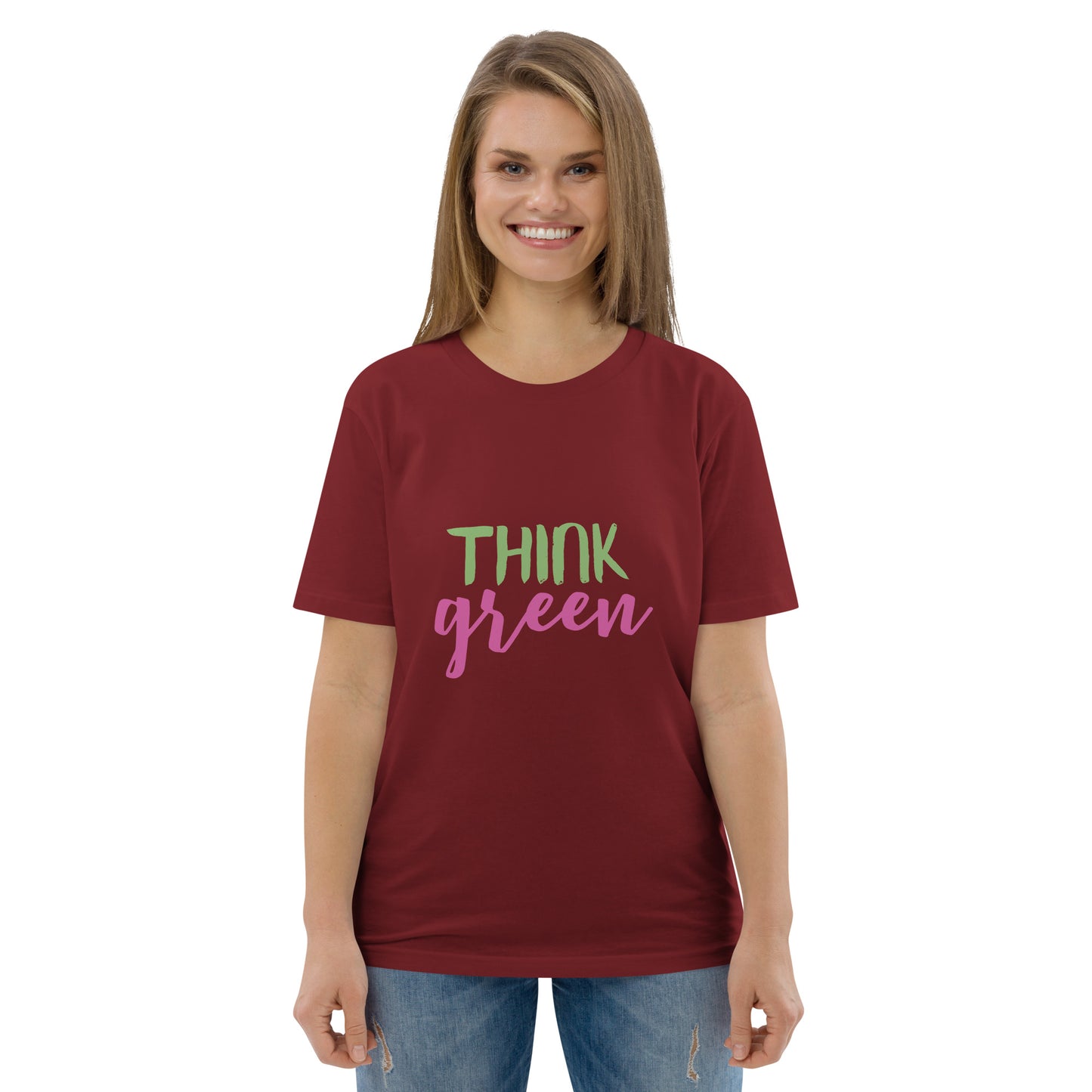 Think Green unisex organic cotton t-shirt