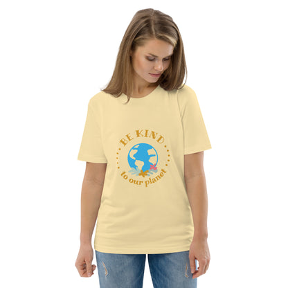 Be Kind To Our Planet Unisex organic cotton t-shirt