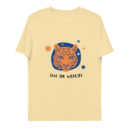 Save the wildlife Unisex organic cotton t-shirt