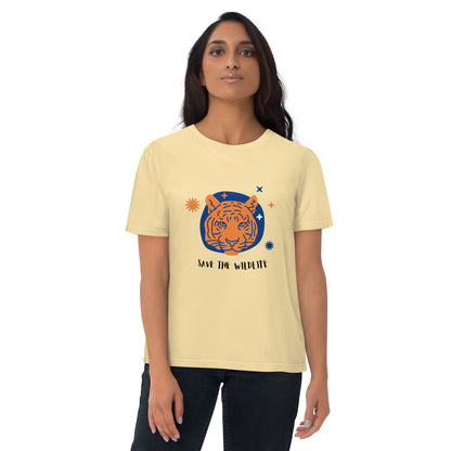 Save the wildlife Unisex organic cotton t-shirt