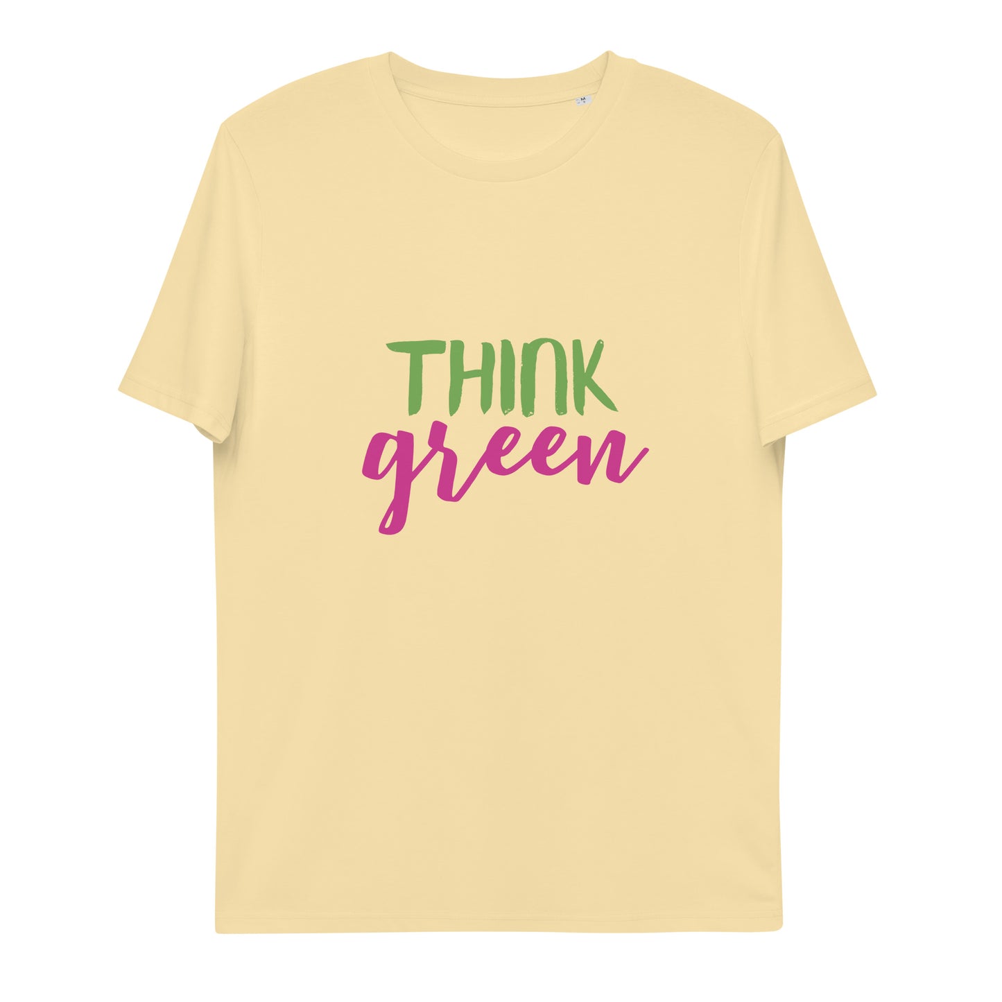 Think Green unisex organic cotton t-shirt