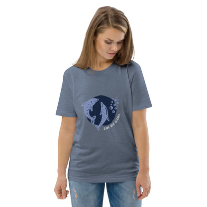 Save Our Oceans unisex organic cotton t-shirt