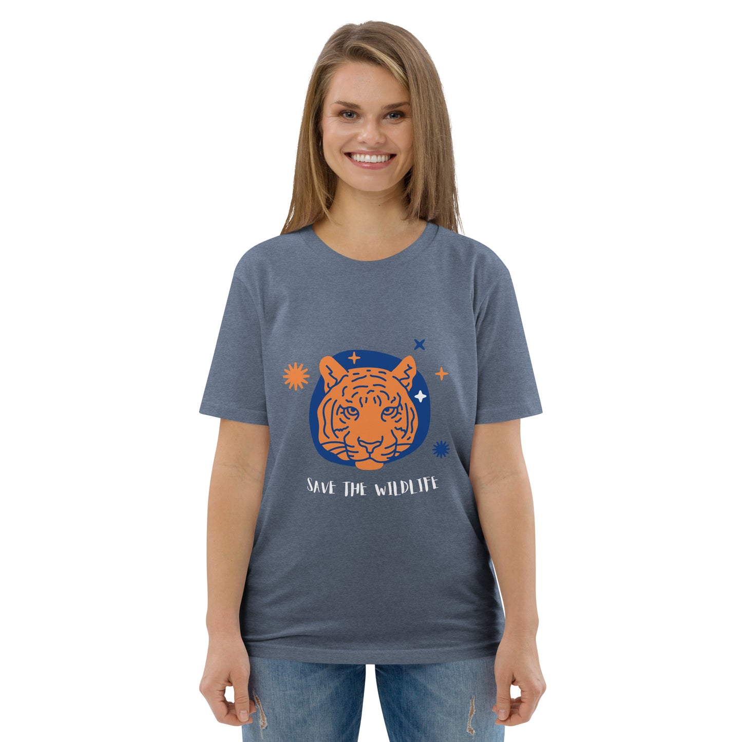 Save the wildlife Unisex organic cotton t-shirt