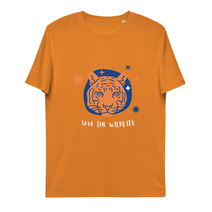 Save the wildlife Unisex organic cotton t-shirt