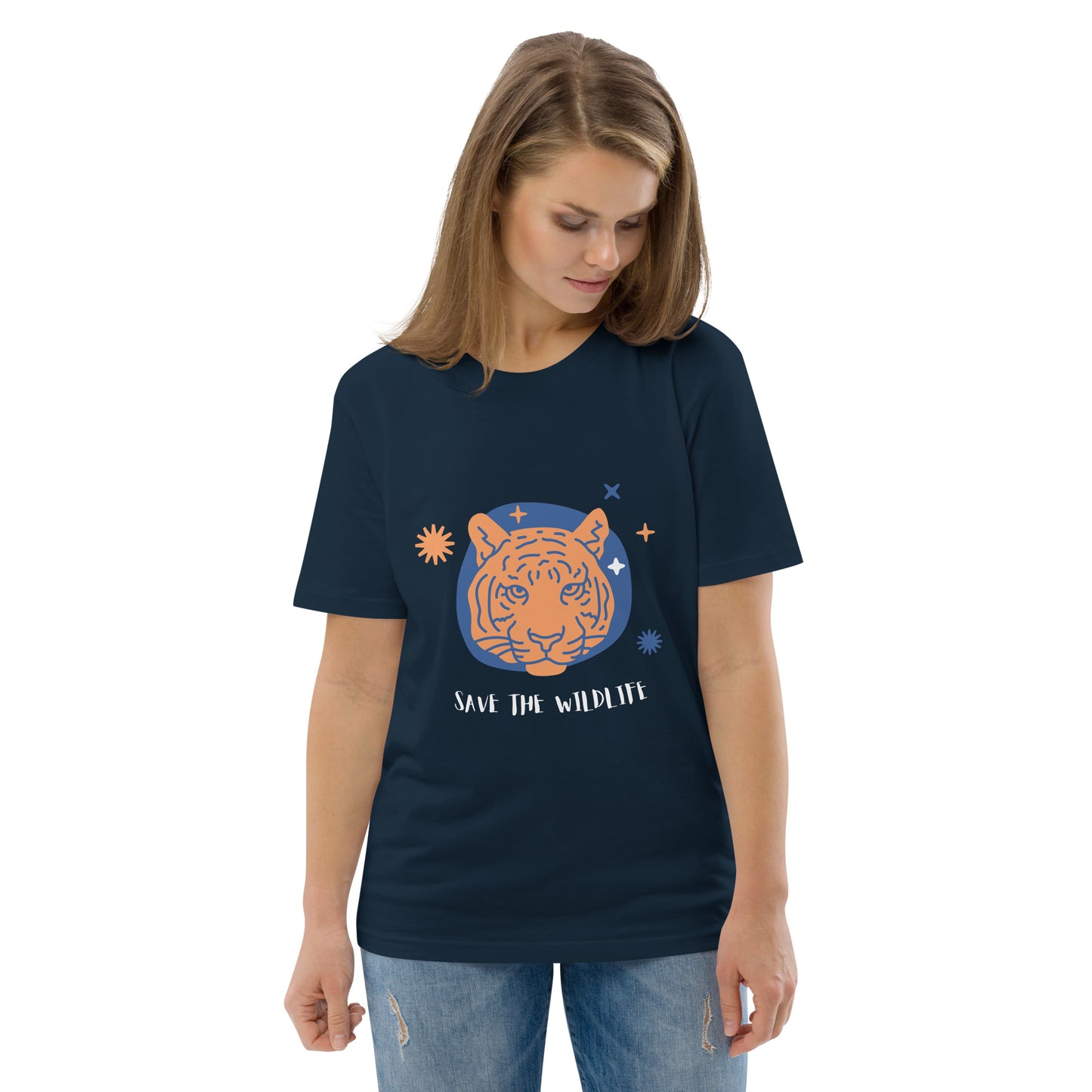 Save the wildlife Unisex organic cotton t-shirt