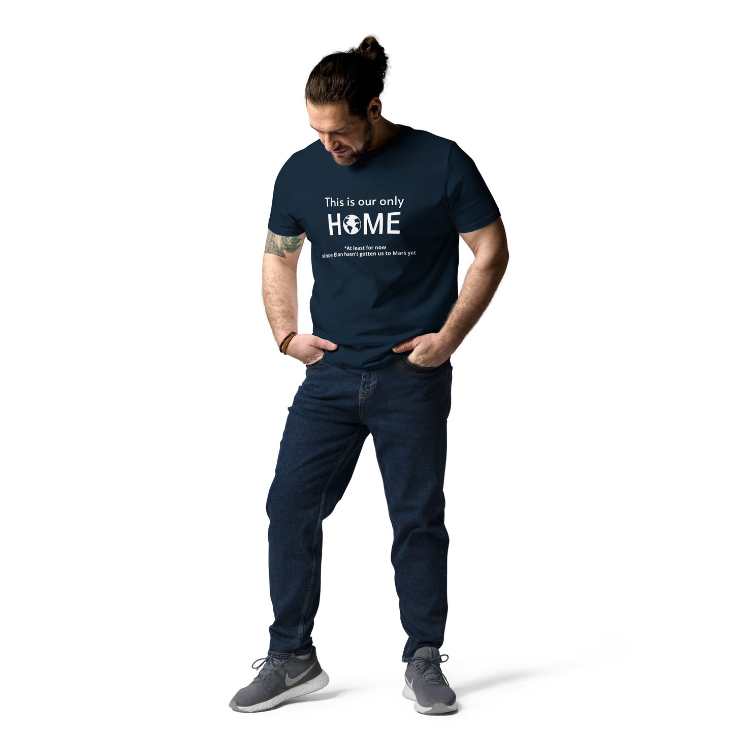 This Is Our Only Home Unisex organic cotton t-shirt