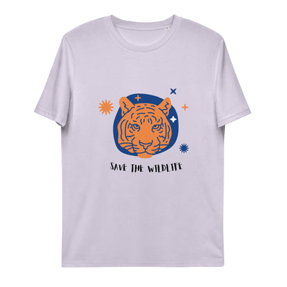 Save the wildlife Unisex organic cotton t-shirt