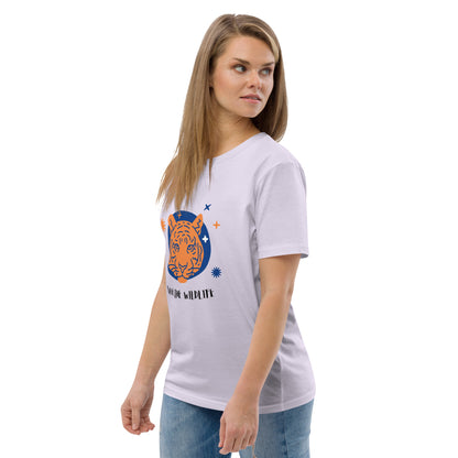 Save the wildlife Unisex organic cotton t-shirt