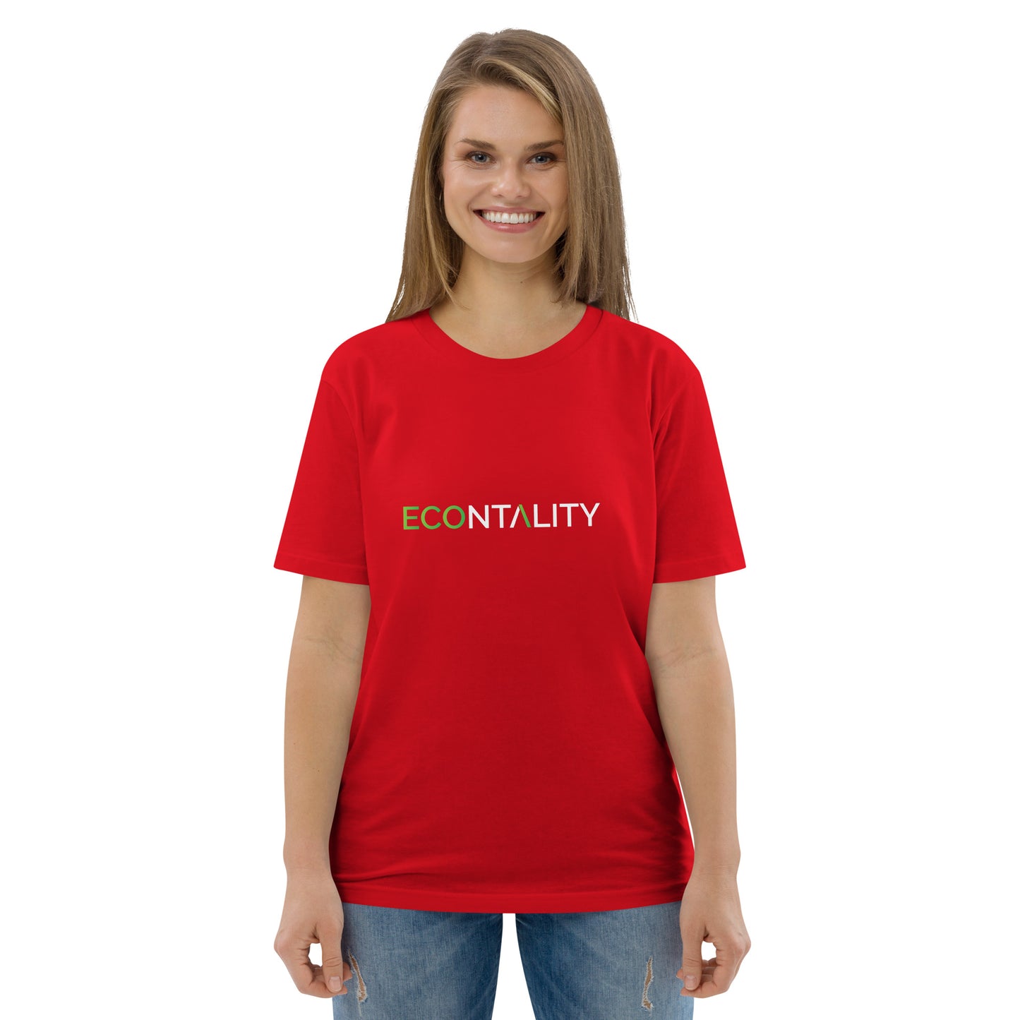 Econtality Wordmark Logo Unisex organic cotton t-shirt