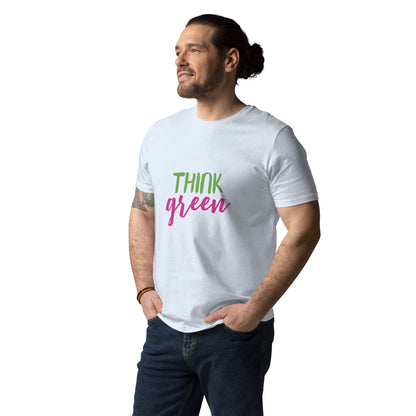 Think Green unisex organic cotton t-shirt