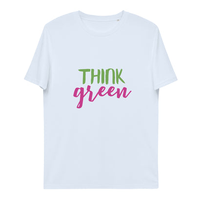 Think Green unisex organic cotton t-shirt