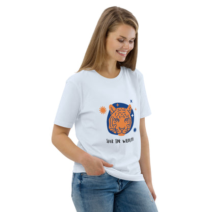 Save the wildlife Unisex organic cotton t-shirt