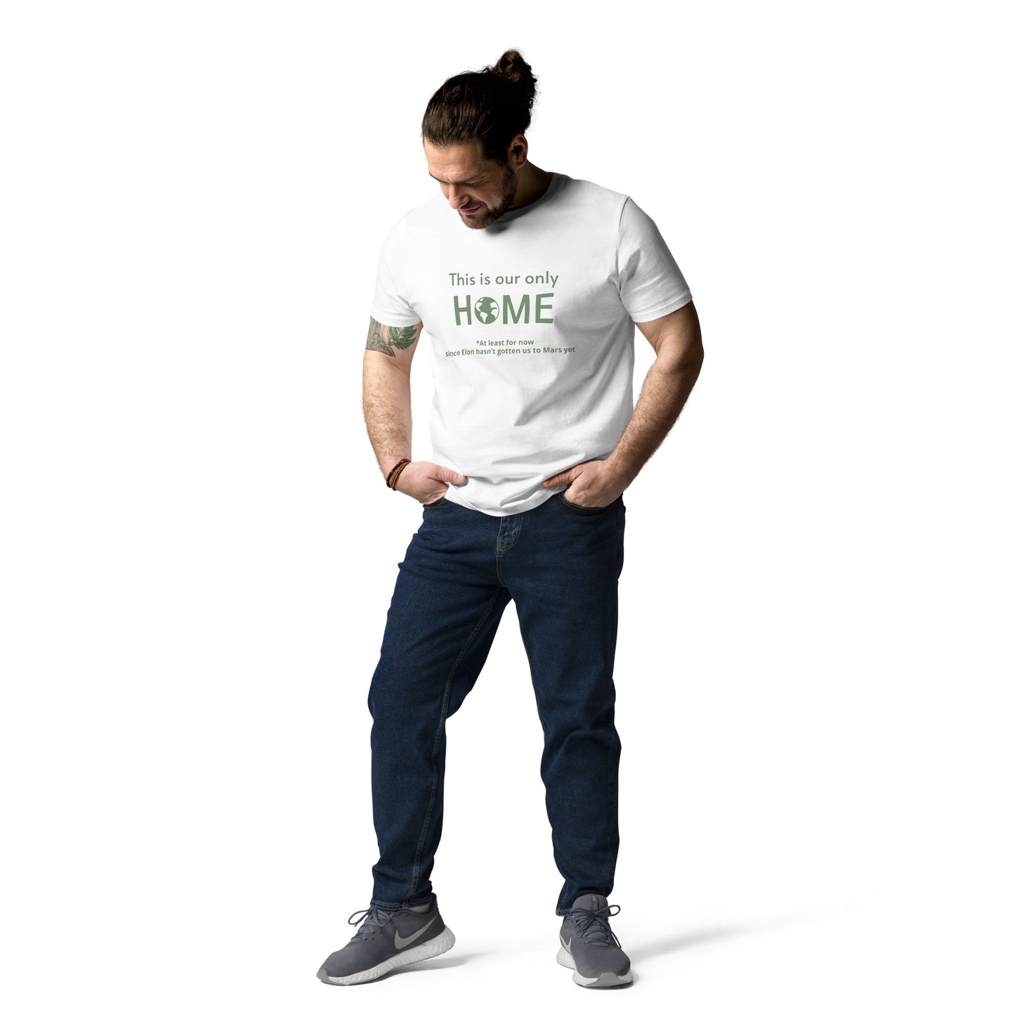 This Is Our Only Home Unisex organic cotton t-shirt