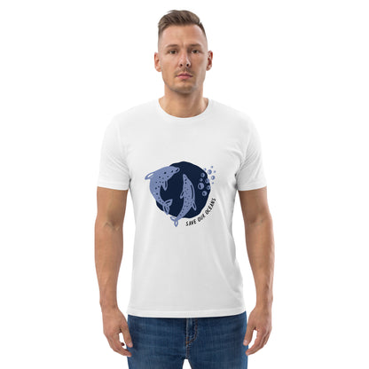 Save Our Oceans unisex organic cotton t-shirt