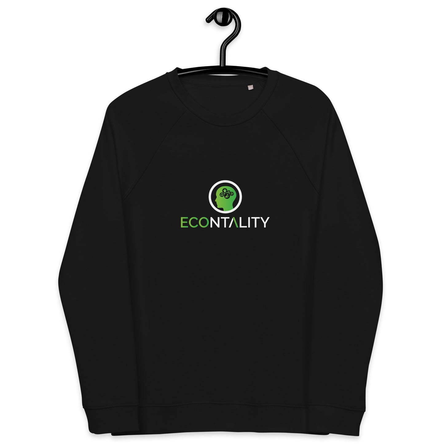 Unisex Organic Raglan Eco - Logo Sweatshirt | Eco-Friendly Comfort and Style