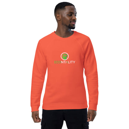 Unisex Organic Raglan Eco - Logo Sweatshirt | Eco-Friendly Comfort and Style