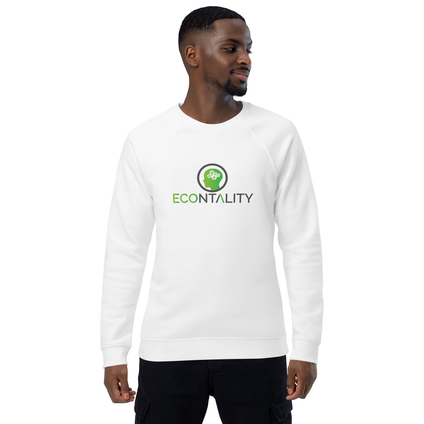 Unisex Organic Raglan Eco - Logo Sweatshirt | Eco-Friendly Comfort and Style