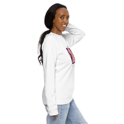 Save The Wildlife | Unisex Organic Raglan Eco - Logo Sweatshirt | Eco-Friendly Comfort and Style